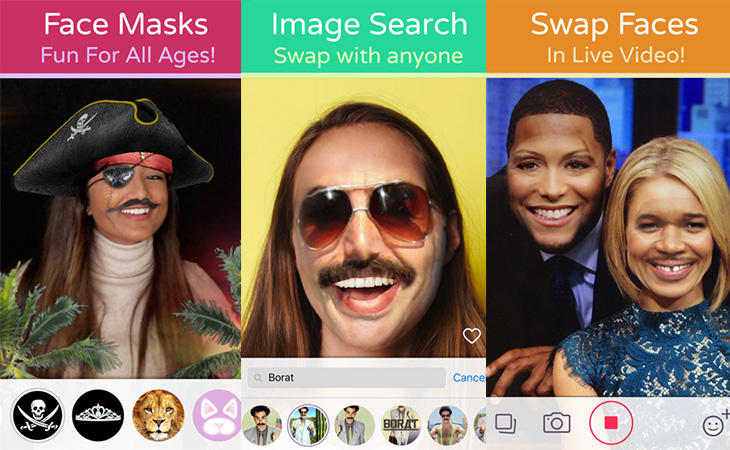Face Swap Live app de cambiar de caras para iPhone